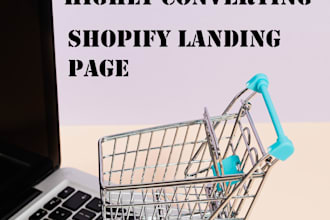 create high converting shopify product landing page
