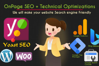 do onpage SEO and technical optimization
