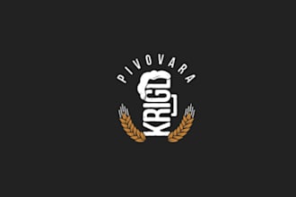 design beer logo labels with my creative thinking
