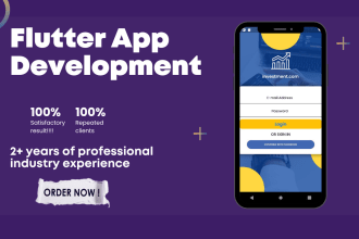 build your flutterflow mobile app or flutter app developer