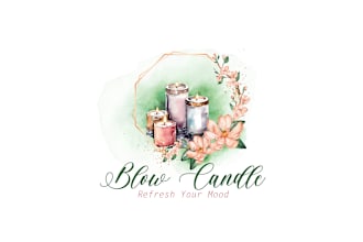 do elegant feminine signature boho watercolor logo design