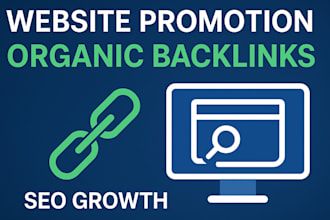 website promotion through organic high quality backlinks