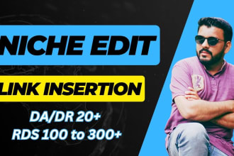 do niche edits link insertions dofollow seo backlinks