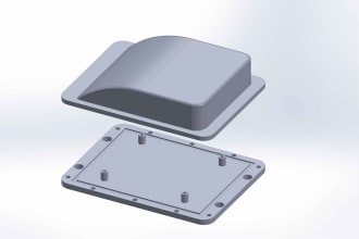 do stl, dwg, sldprt, step products with solidworks for 2d or 3d products