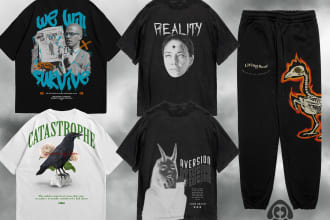 design something unusual for your streetwear clothing brand