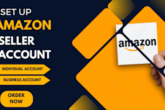 create, setup amazon individual or business seller accounts