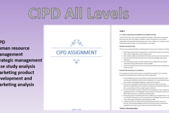 write articles on hrm, ethics and any level of cipd