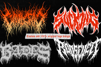 do a metal,hardcore,heavy metal, black metal band logo