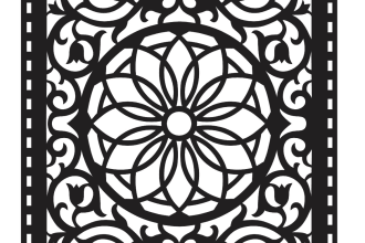 make pattern, template, design for cnc and laser cut machin