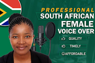 record a professional south african english voice over