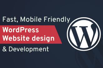 create fast and responsive wordpress websites for small and medium businesses