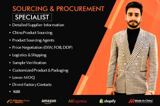 your amazon fba product sourcing, dropshipping, supplier sourcing agent