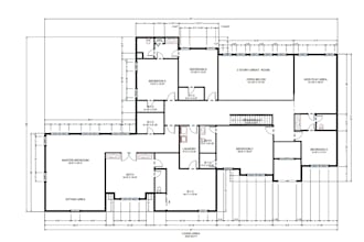 redraw 2d floor plan and blueprint in autocad, pdf to cad