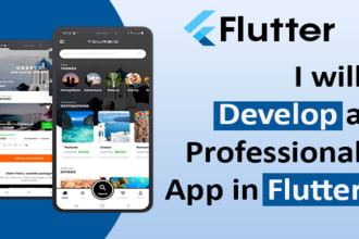 create cross platform flutter app, firebase, api integration