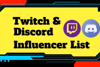 find discord server influencer and twitch influencers list