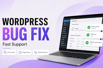 fix wordpress issues, wordpress bug fix, wordpress errors, woocommerce bug fix