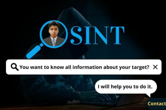 be your osint investigator on any person UK, USA or others