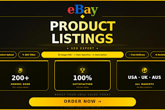 do ebay listing, ebay product upload, ebay lister, ebay product listing