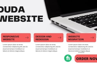develop and design duda website, duda website builder, website design, cms