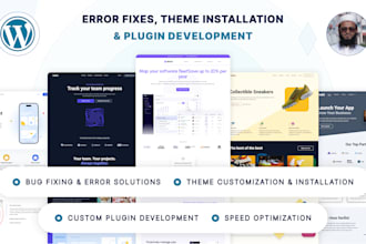 do wordpress bug fix, fix wordpress issues, fix wordpress error