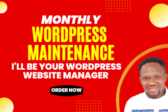 do monthly wordpress website maintenance