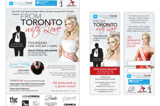 design Professional and Cool static Website Banner