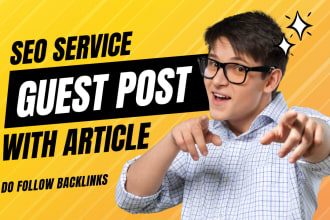 do high da guest post with dofollow seo backlinks on high da website