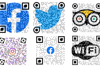 do social media qr code design within 24hours
