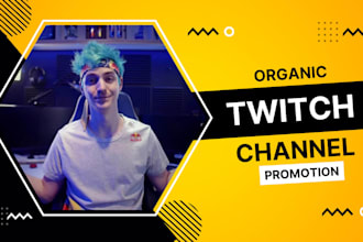 do effective twitch streamer promotion to gain more twitch channel audience