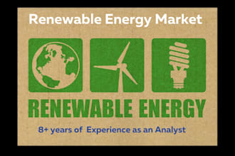 do solar, wind, renewable energy market research, marketing, business plan
