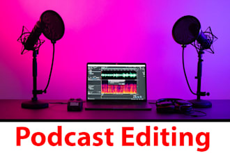 professionally edit mix  podcast audio in high quality