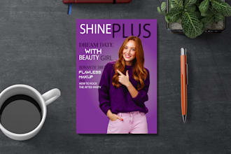 design your magazine and magazine cover for you