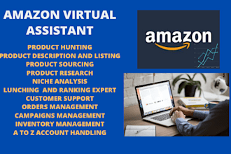 be your amazon virtual assistant, fba assistant