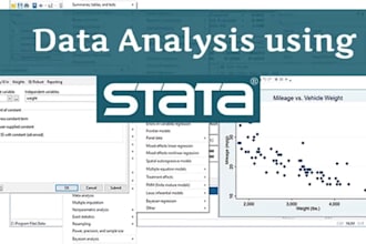 do your econometrics analysis using stata and r studio