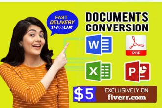 convert PDF to word or word to PDF
