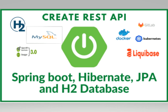 develop java spring boot application by following design principles