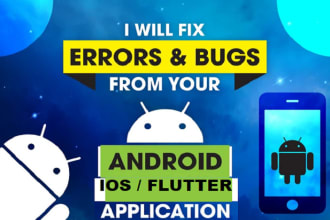 bug fix, add new feature, reskin from figma in android , IOS app with flutter