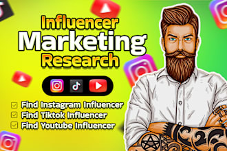 research best instagram, tiktok, youtube influencers