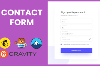 build or fix contact form7,  signup, popup form
