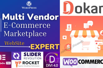 build multi vendor ecommerce marketplace wordpress website by woocommere