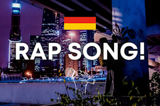 create you a german rap or pop song with lyrics and vocals
