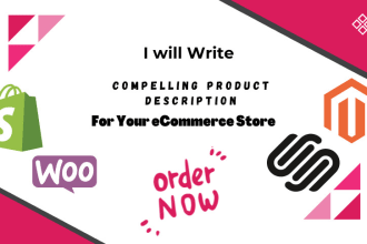 write compelling product descriptions that prompt instant sales