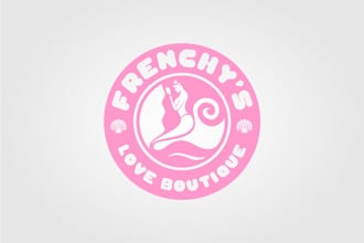 design a wonderful mermaid logo with fast delivery