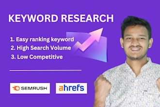 do keyword research and competitors analysis