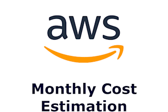 estimate monthly cost for AWS
