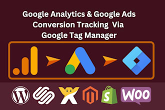 setup  google analytics 4,  ads conversion  tracking via gtm