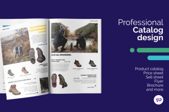 create a professional catalog design
