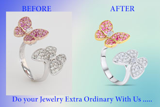 do exceptional jewelry retouching for online shop
