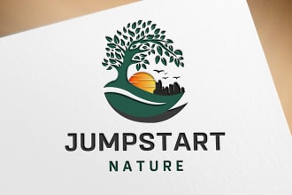 do beautiful natural and versatile minimalist logo design