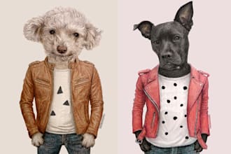 draw your pet in jacket
